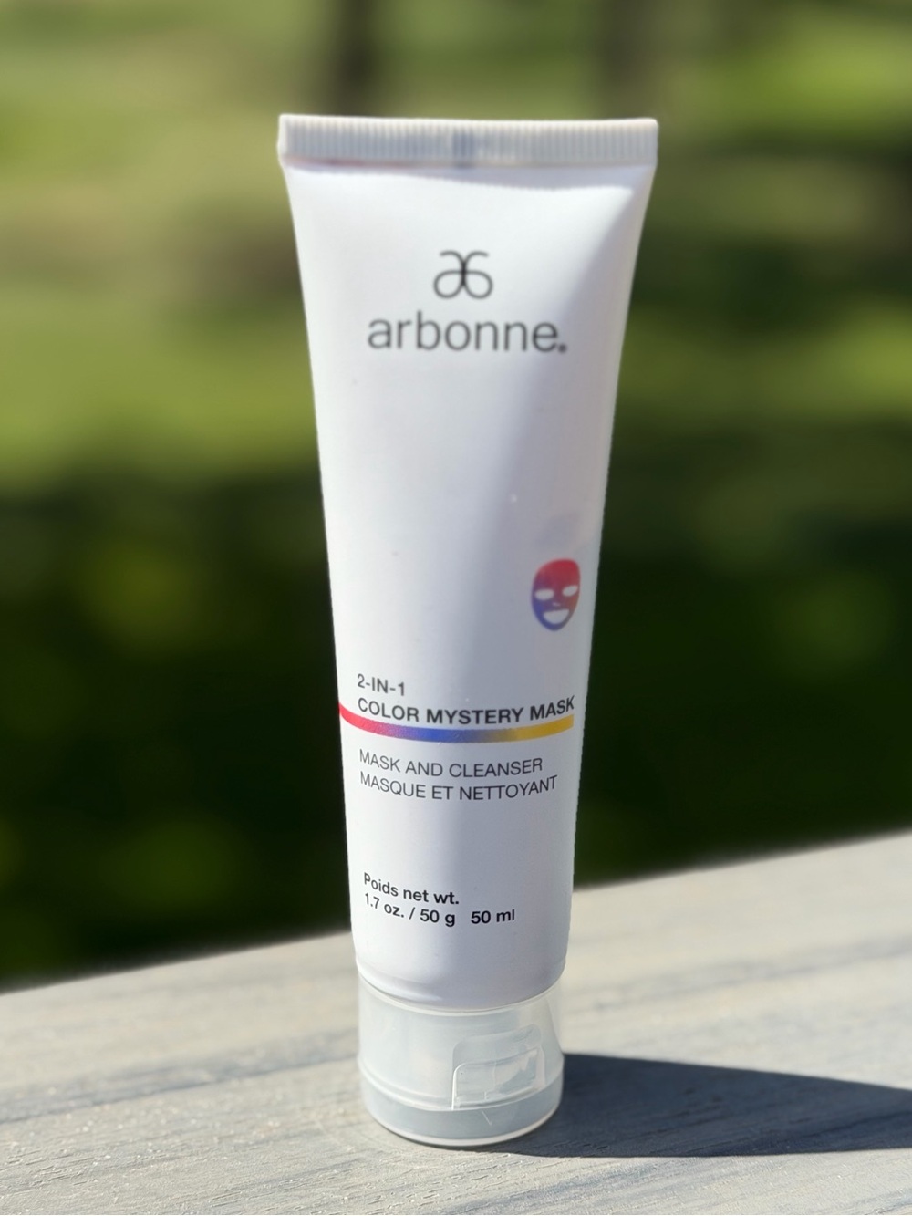 NEW! SEALED! Arbonne 2-in-1 Color Mystery Face Mask• Limited Edition• Unopened.
